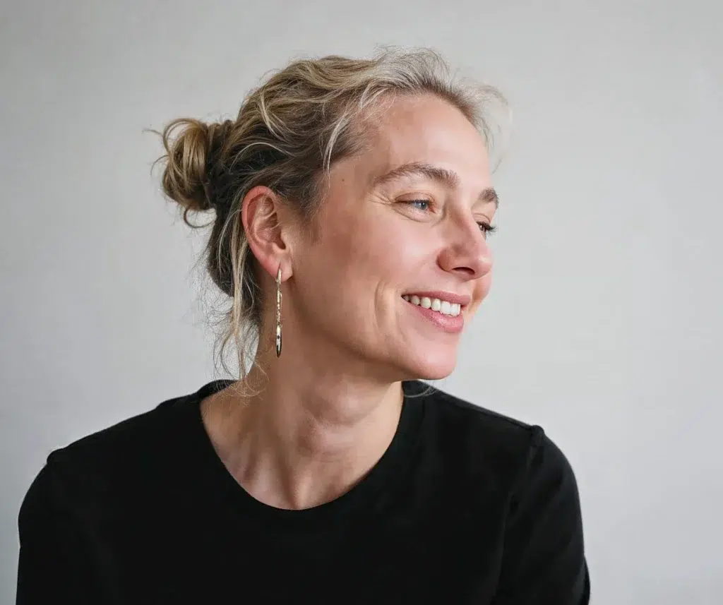 Patient post eye surgery