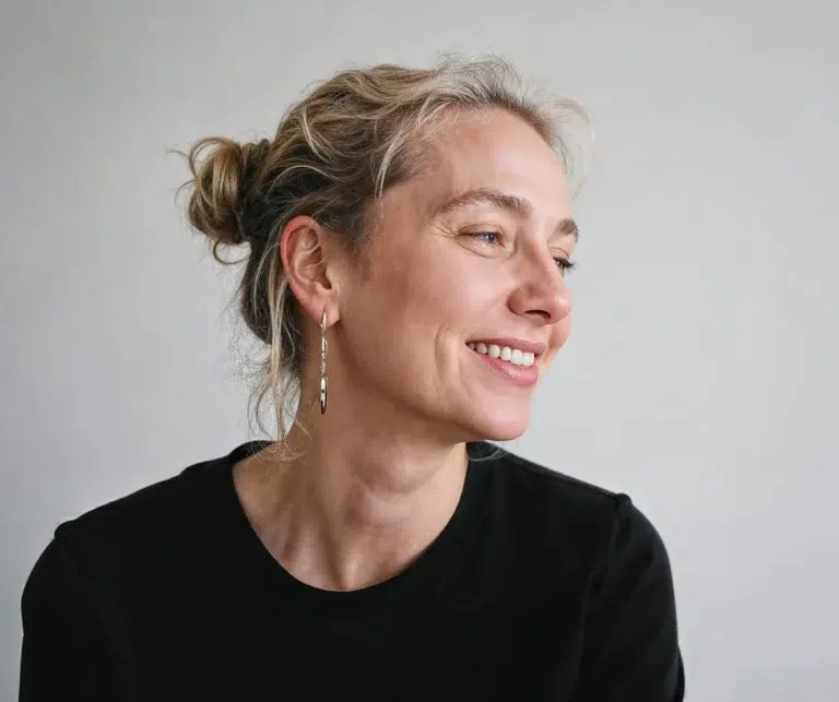 Patient post eye surgery